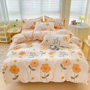 GobekUsa Cotton Printed Bedding Set: Cozy, Breathable, All Seasons Comforter Set