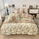 GobekUsa Cotton Printed Bedding Set: Cozy, Breathable, All Seasons Comforter Set