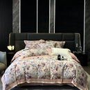GobekUsa 100S Egyptian Cotton Print Bedding Set for Queen King Ru Size