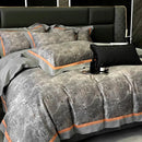 GobekUsa 100S Egyptian Cotton Print Bedding Set for Queen King Ru Size