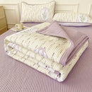 GobekUsa Cartoon Small Fresh Washed Cotton Bed Sheets Bedspread