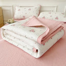 GobekUsa Cartoon Small Fresh Washed Cotton Bed Sheets Bedspread