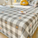 GobekUsa Cartoon Small Fresh Washed Cotton Bed Sheets Bedspread
