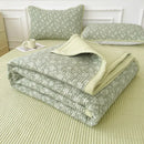 GobekUsa Cartoon Small Fresh Washed Cotton Bed Sheets Bedspread