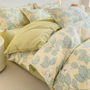 GobekUsa Cotton Printed Bedding Set: Thick & Cozy Single Bedclothes for Adults & Kids