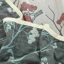GobekUsa 100% Cotton Gauze Summer Blanket - Soft Floral Throws for Sofa and Bed