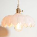 GobekUsa Brass Glass LED Pendant Lamp for Cafe Bar Restaurant Bedroom Loft