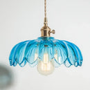 GobekUsa Brass Glass LED Pendant Lamp for Cafe Bar Restaurant Bedroom Loft