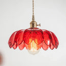 GobekUsa Brass Glass LED Pendant Lamp for Cafe Bar Restaurant Bedroom Loft