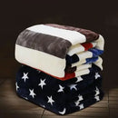 GobekUsa Coral Fleece Flannel Flower Printed Blanket for Single/Queen/King Beds
