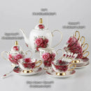 GobekUsa Bone China Tea Set: Cup, Saucer, Mug, Sugar Pot, Jug, Teapot