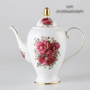 GobekUsa Bone China Tea Set: Cup, Saucer, Mug, Sugar Pot, Jug, Teapot