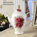 GobekUsa Bone China Tea Set: Cup, Saucer, Mug, Sugar Pot, Jug, Teapot