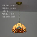 GobekUsa Baroque Tiffany Pendant Light Stained Glass Chandelier for Home Dining Room E27