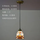 GobekUsa Baroque Tiffany Pendant Light Stained Glass Chandelier for Home Dining Room E27