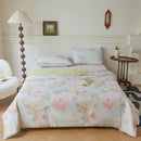 GobekUsa Knitted Cotton Print Summer Quilt, Silk Soft Blanket