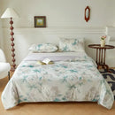 GobekUsa Knitted Cotton Print Summer Quilt, Silk Soft Blanket