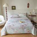 GobekUsa Knitted Cotton Print Summer Quilt, Silk Soft Blanket