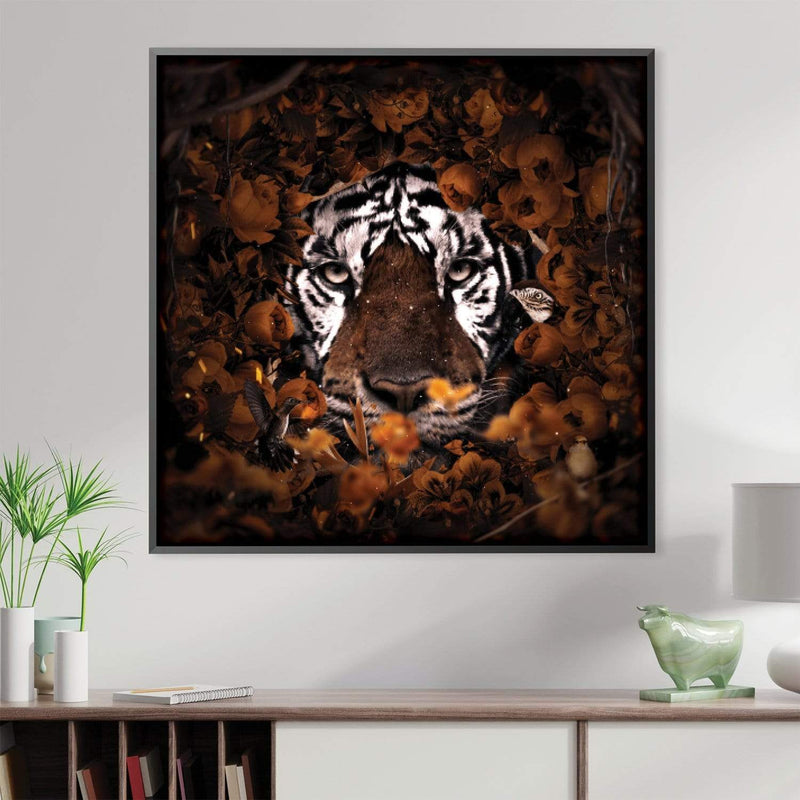 Floral Tiger Canvas