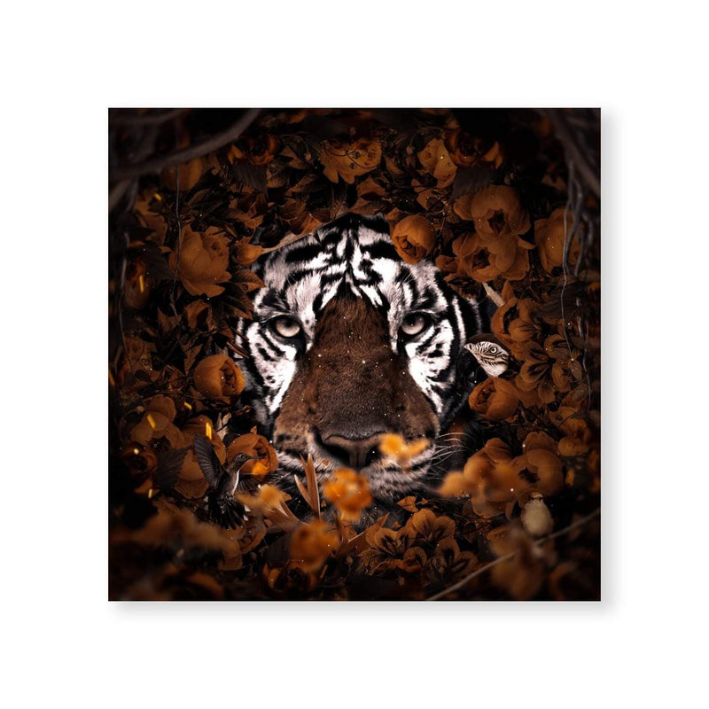 Floral Tiger Canvas