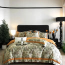 GobekUsa Egyptian Cotton Bedding Set: King Queen Europe Sheet Duvet Cover Pillowcase