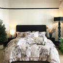 GobekUsa Egyptian Cotton Bedding Set: King Queen Europe Sheet Duvet Cover Pillowcase