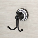 GobekUsa Black Stainless Steel Wall Mounted Bathroom Towel Hook Robe Coat Hanger