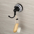 GobekUsa Black Stainless Steel Wall Mounted Bathroom Towel Hook Robe Coat Hanger