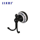 GobekUsa Black Stainless Steel Wall Mounted Bathroom Towel Hook Robe Coat Hanger