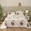 GobekUsa Cotton Double Bedspread Set with Floral Design for Healthy Home Bed Decor