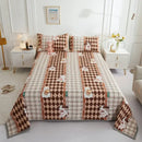 GobekUsa Cotton Double Bedspread Set with Floral Design for Healthy Home Bed Decor