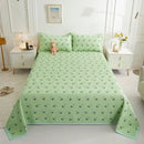 GobekUsa Cotton Double Bedspread Set with Floral Design for Healthy Home Bed Decor
