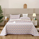 GobekUsa Cotton Double Bedspread Set with Floral Design for Healthy Home Bed Decor
