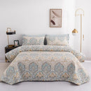 GobekUsa Cotton Quilted Bedspread Bed Cover Set for Queen King Double Bed