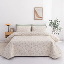 GobekUsa Cotton Quilted Bedspread Bed Cover Set for Queen King Double Bed