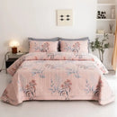 GobekUsa Cotton Quilted Bedspread Bed Cover Set for Queen King Double Bed