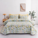 GobekUsa Cotton Quilted Bedspread Bed Cover Set for Queen King Double Bed