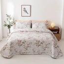 GobekUsa Cotton Quilted Bedspread Bed Cover Set for Queen King Double Bed