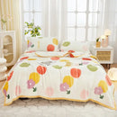 GobekUsa Cozy Flannel Plush Blanket - All Seasons Sofa Cover & Bed Sheet for Queen Double