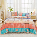 GobekUsa Cozy Flannel Plush Blanket - All Seasons Sofa Cover & Bed Sheet for Queen Double