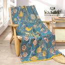 GobekUsa Cotton Gauze Floral Adult Bath Towel - Quick-Dry & Soft
