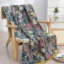 GobekUsa Cotton Gauze Floral Adult Bath Towel - Quick-Dry & Soft