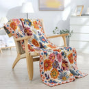 GobekUsa Cotton Gauze Floral Adult Bath Towel - Quick-Dry & Soft