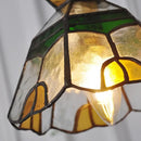GobekUsa Glass Brass Pendant Lamp, Adjustable Loft LED Light for Kitchen Bar Balcony