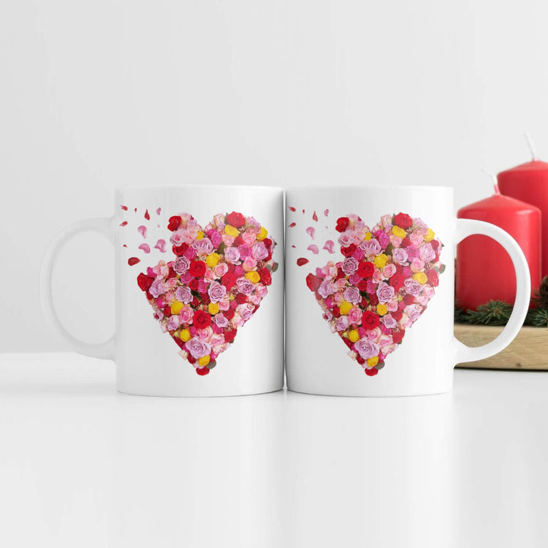 Flower Hearts Mug