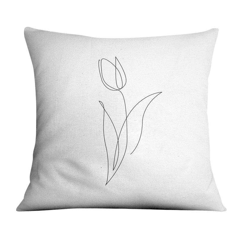 Flower Lines A Cushion