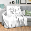 Flower Lines C Blanket