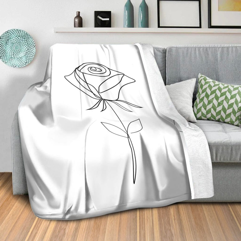 Flower Lines C Blanket