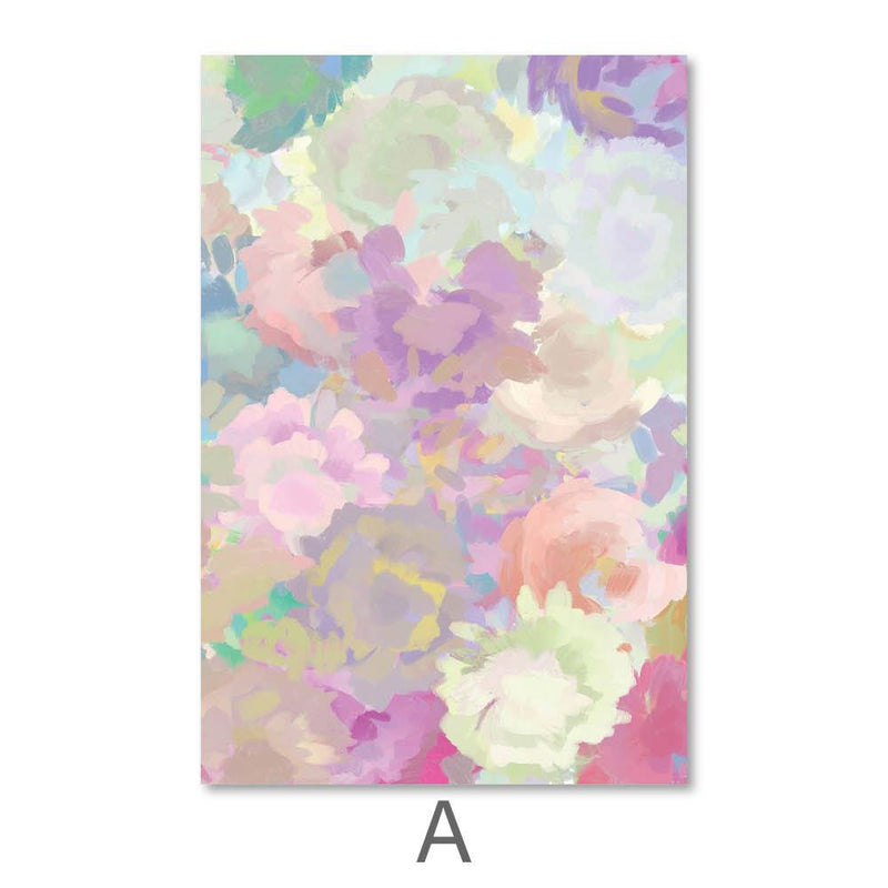 Flower Motif Canvas