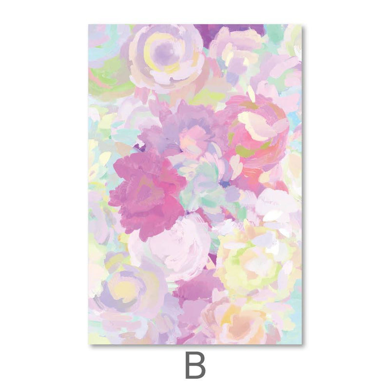 Flower Motif Canvas